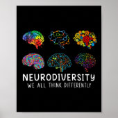 Neurodiversiteit We denken allemaal anders in Brai Poster (Voorkant)