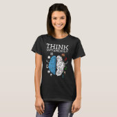 Neurodiversiteit We Denken Allen Anders Denk Herse T-shirt (Voorkant volledig)