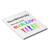 Neurodiversiteit Welkom bij de Evolutie Notitieblok (Schuin)