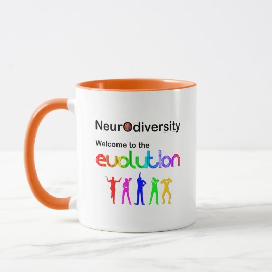 Neurodiversiteit Welkom bij de Evolution Coffee-Mo Mok (Links)