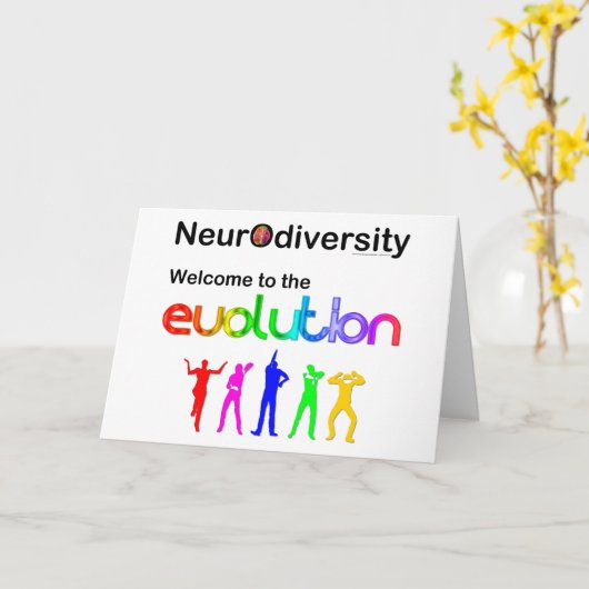 Neurodiversiteit Welkom bij het Briefkaart van de  (Gele Bloem)