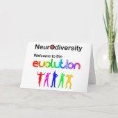Neurodiversiteit Welkom bij het Briefkaart van de  (Voorkant)