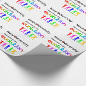 Neurodiversiteit Welkom in de evolutie Cadeaupapier (Hoek)