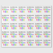 Neurodiversiteit Welkom in de evolutie Cadeaupapier (Vlak)