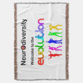 Neurodiversiteit Welkom in de evolutie Deken (Voorkant Verticaal)