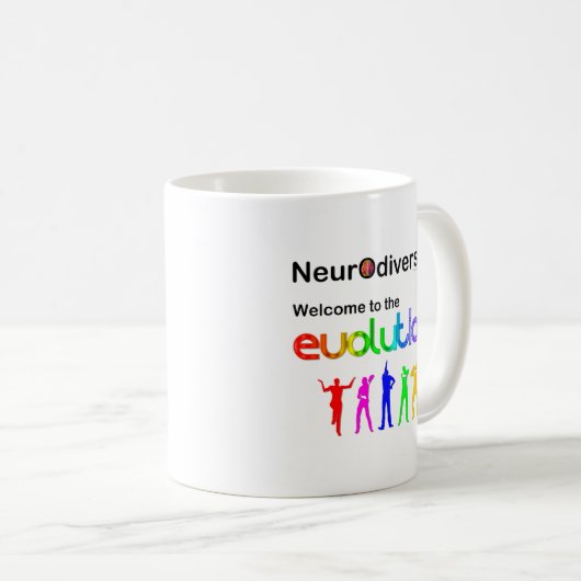 Neurodiversiteit Welkom in de evolutie Koffiemok (Voorkant rechts)