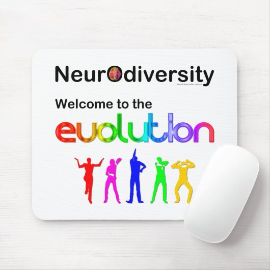 Neurodiversiteit Welkom in de evolutie Muismat (Met muis)