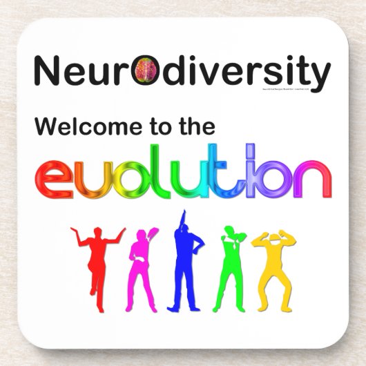 Neurodiversiteit Welkom in de evolutie Onderzetter (Voorkant)