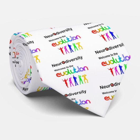 Neurodiversiteit Welkom in de evolutie Stropdas (Opgerold)