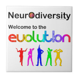 Neurodiversiteit Welkom in de evolutie Tegeltje