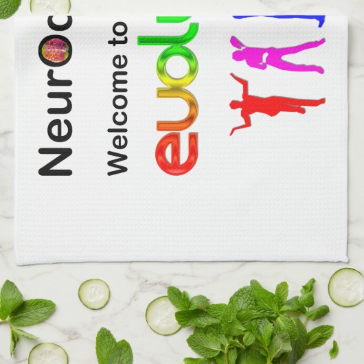 Neurodiversiteit Welkom in de evolutie Theedoek (Gevouwen)