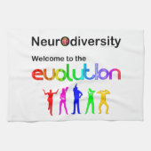 Neurodiversiteit Welkom in de evolutie Theedoek (Horizontaal)