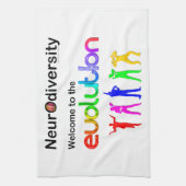 Neurodiversiteit Welkom in de evolutie Theedoek (Verticaal)