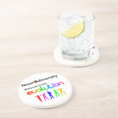 Neurodiversiteit Welkom in de evolutie Zandsteen Onderzetter (Zijkant)