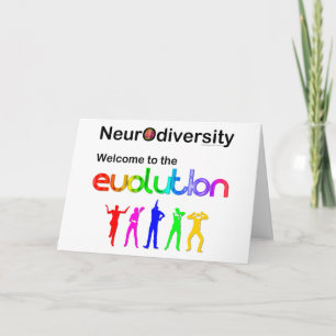 Neurodiversiteit Welkom op de Evolutie Ansichtkaar Kaart