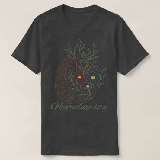 Neurodiversity ADHD ASD Autism T-shirt (Design voorkant)