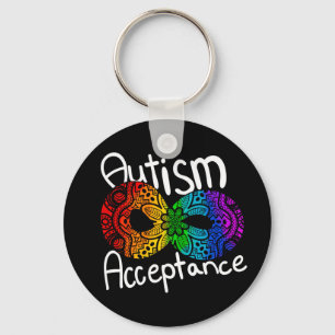 Neurodiversity Autism Acceptation Rainbow Sleutelh Sleutelhanger
