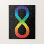 Neurodiversity Autism Awareness Acceptatie Rainbow Legpuzzel (Verticaal)