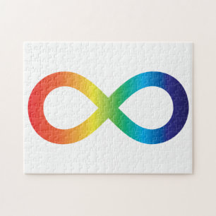 Neurodiversity Autism Awareness Acceptatie Rainbow Legpuzzel