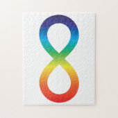 Neurodiversity Autism Awareness Acceptatie Rainbow Legpuzzel (Verticaal)