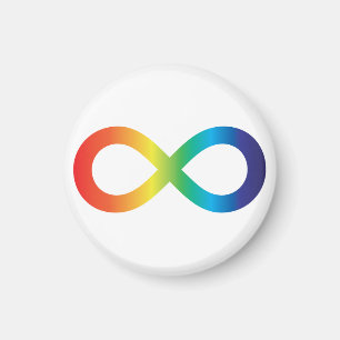 Neurodiversity Autism Awareness Acceptatie Rainbow Magneet