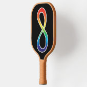 Neurodiversity Autism Awareness Acceptatie Rainbow Pickleball Paddle (Links)