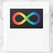 Neurodiversity Autism Awareness Acceptatie Rainbow Rechthoekige Sticker (Tas)