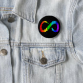 Neurodiversity Autism Awareness Acceptatie Rainbow Ronde Button 5,7 Cm (In situ)