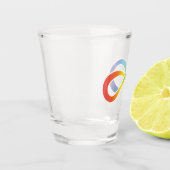 Neurodiversity Autism Awareness Acceptatie Rainbow Shot Glas (Links)