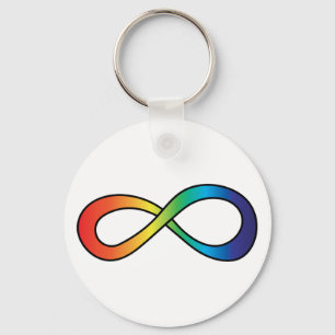Neurodiversity Autism Awareness Acceptatie Rainbow Sleutelhanger