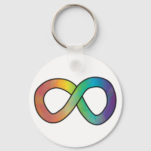 Neurodiversity Autism Awareness Acceptatie Rainbow Sleutelhanger