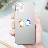Neurodiversity Autism Awareness Acceptatie Rainbow Sticker (Telefoon)