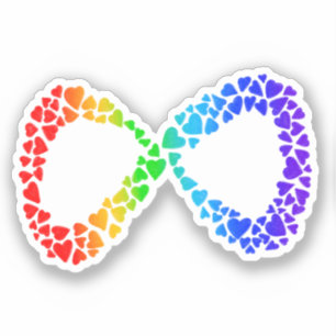 Neurodiversity Autism Awareness Acceptatie Rainbow Sticker
