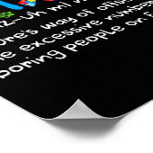 Neurodiversity Autism Awareness Noun Definition Me Poster (Hoek)