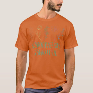 Neurodiversity Autisme Awareness ADHD Flower Autis T-shirt