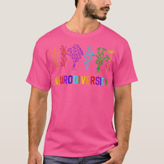 Neurodiversity Autisme Awareness ADHD Rainbow Flow T-shirt