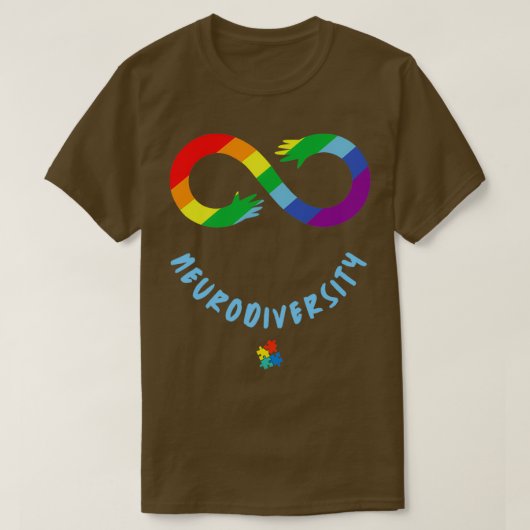 Neurodiversity Autisme Awareness Puzzle ASD Love A T-shirt (Design voorkant)
