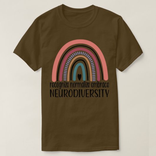 Neurodiversity Awareness Autisme Neurodivergent AS T-shirt (Design voorkant)