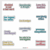 Neurodiversity Awareness Sticker Pack (Vel)