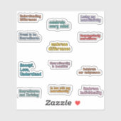 Neurodiversity Awareness Sticker Pack (Vel)