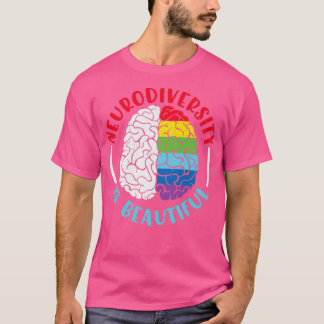 Neurodiversity Brain ADHD Autisme Awareness Gift T-shirt