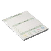 Neurodiversity Brain Dump Daily Check | Sage Green Notitieblok (Schuin)