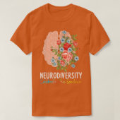 Neurodiversity Celebrate The Spectrum ADHD Brain A T-shirt (Design voorkant)