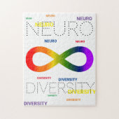 Neurodiversity dots Puzzle Legpuzzel (Verticaal)