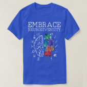 Neurodiversity Embrace ADHD Autism ASD Premium  T-shirt (Design voorkant)