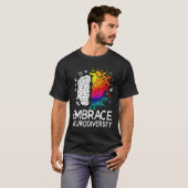 Neurodiversity Embrace Adhd Autism Asd T-shirt (Voorkant volledig)