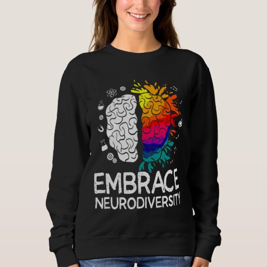 Neurodiversity Embrace Adhd Autism Asd Trui (Voorkant)
