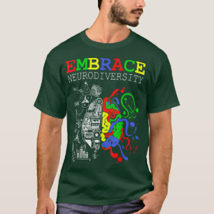 Neurodiversity Embrace ADHD Autisme ASD T-shirt