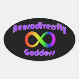 Neurodiversity Goddess sticker