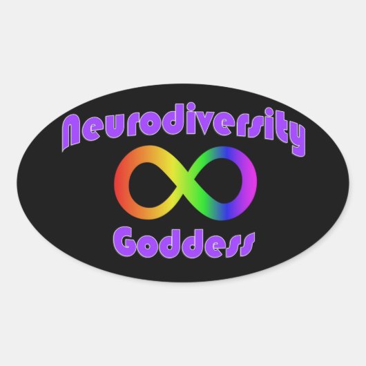Neurodiversity Goddess sticker (Voorkant)